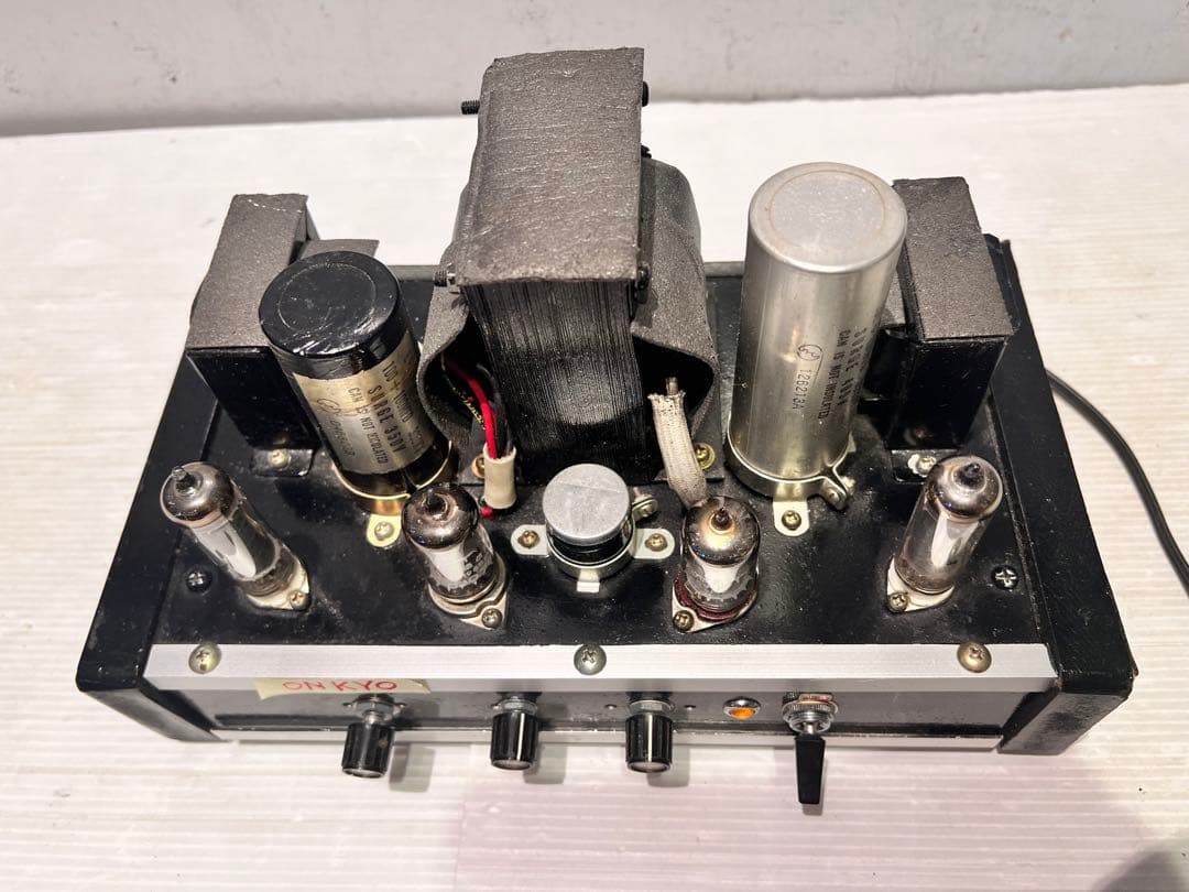 真空管アンプ　オーディオ機器　希少価値　通電確認済み　ONKYO？　早い者勝ち