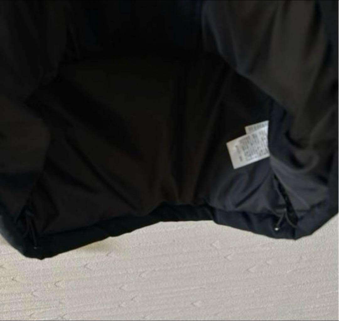 ダントン★ファー付きダウンジャケット　ネイビー　サイズM ナイロンタッサーkm