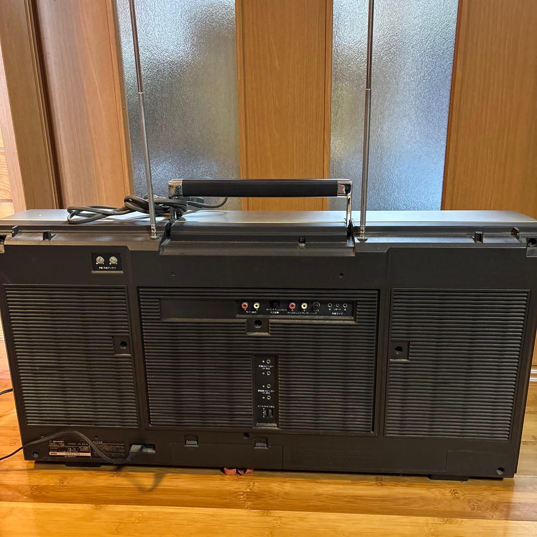 SHARP GF-1000 ラジカセ ポータブル　電源入りません