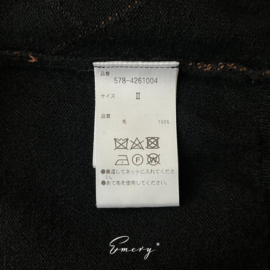 マーガレットハウエル 2024 アーガイル ニット ベスト LOOK掲載3.8万