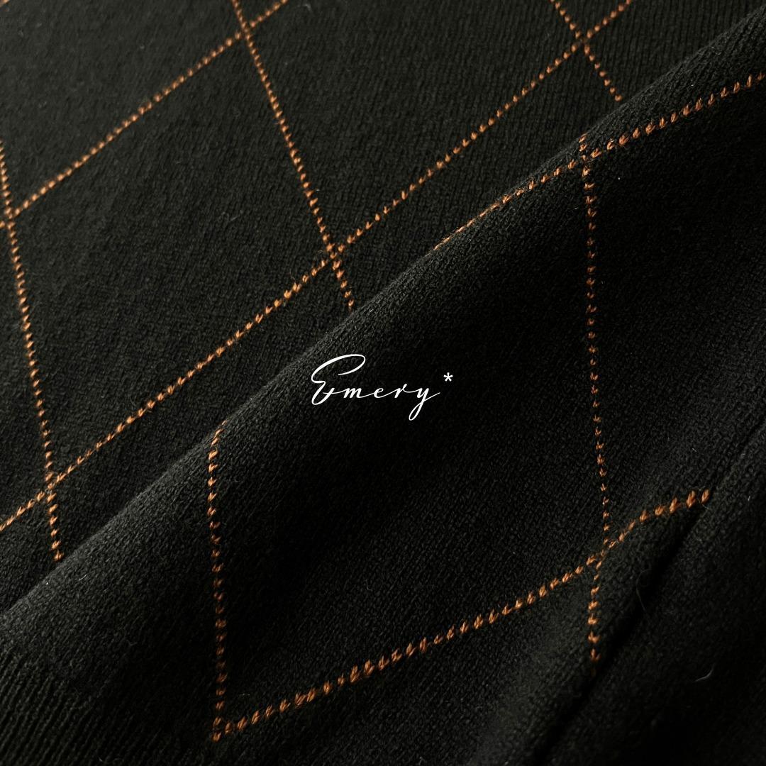 マーガレットハウエル 2024 アーガイル ニット ベスト LOOK掲載3.8万