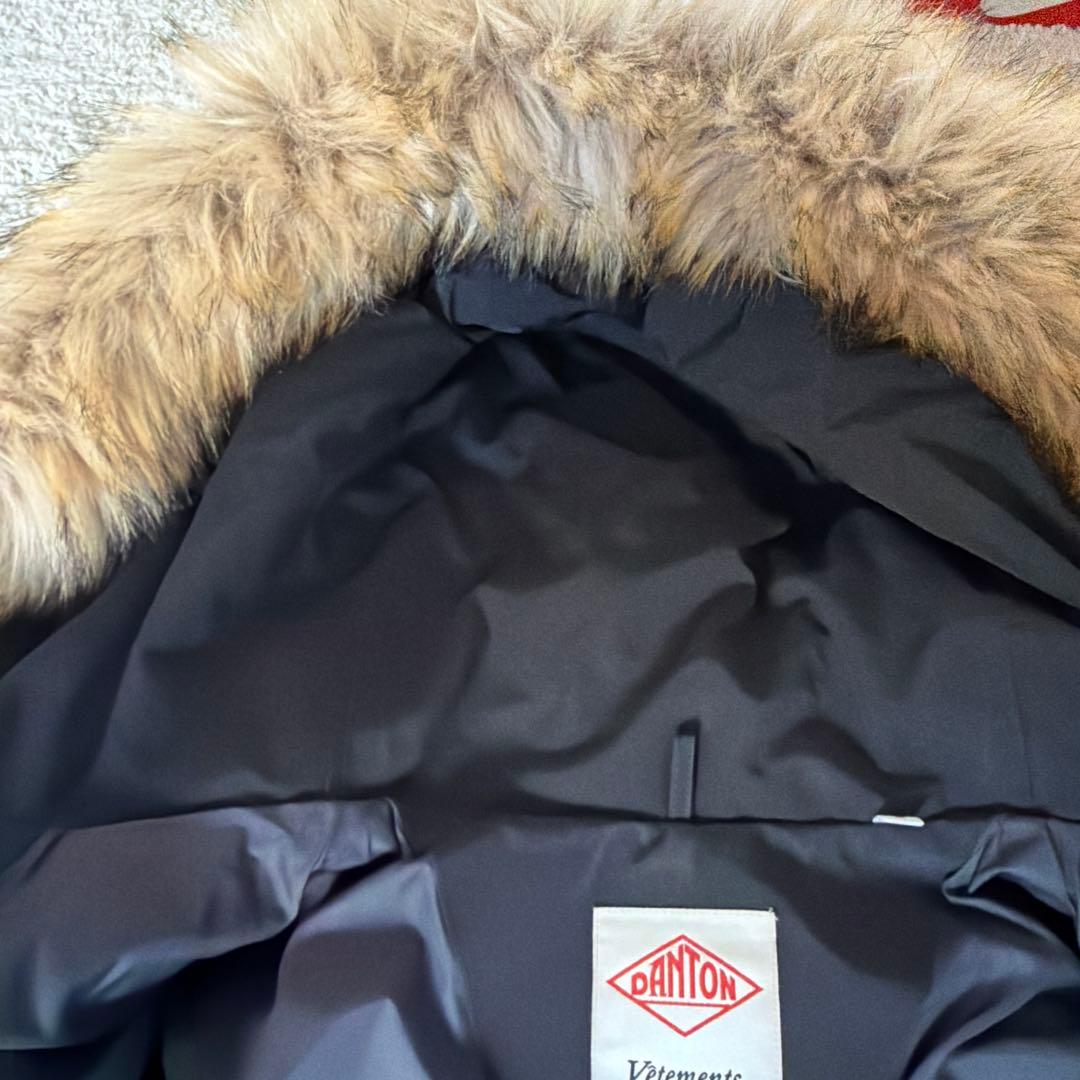DANTON ダウンジャケット レディース Sサイズ ファー取り外し可能