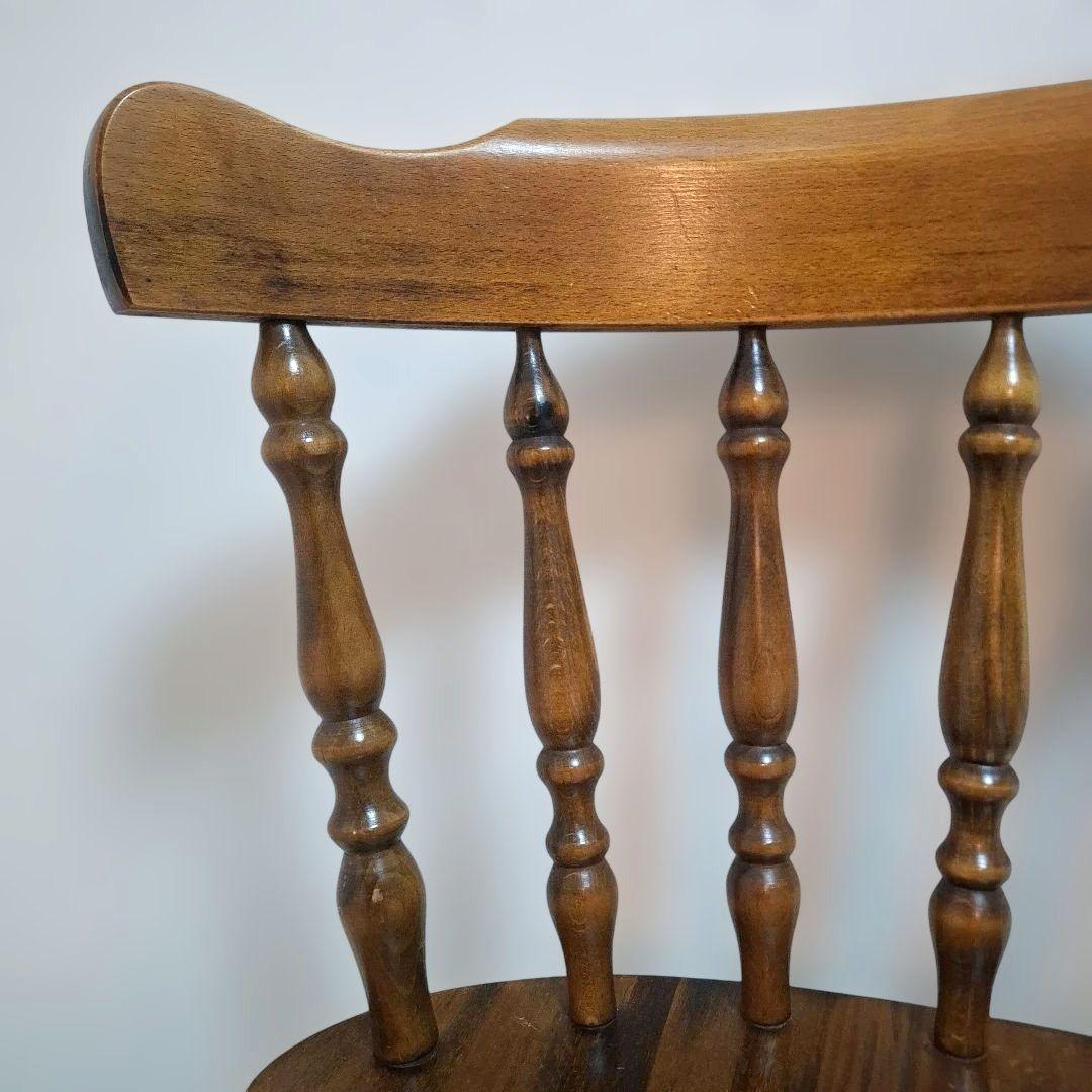 【状態良好】飛騨産業 ウィンザーチェア 椅子 ブラウン