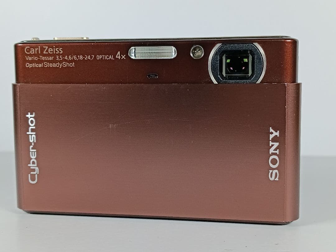 動作品 SONY Cyber-shot DSC-T77 ソニー　新バッテリー