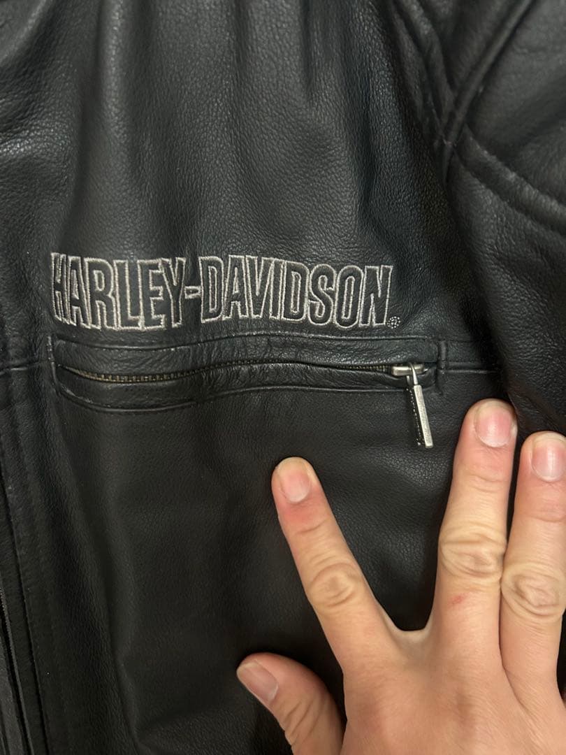 HARLEY-DAVIDSON ブラックレザージャケット