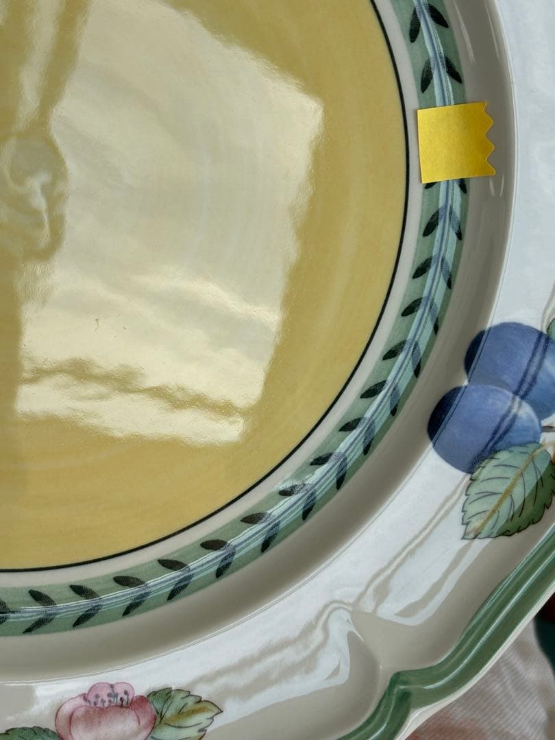 ビレロイ&ボッホフレンチガーデン26.5cmプレート6枚