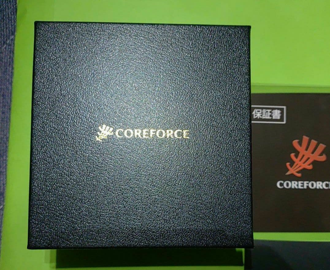COREFORCE ブラックネックレス70センチ