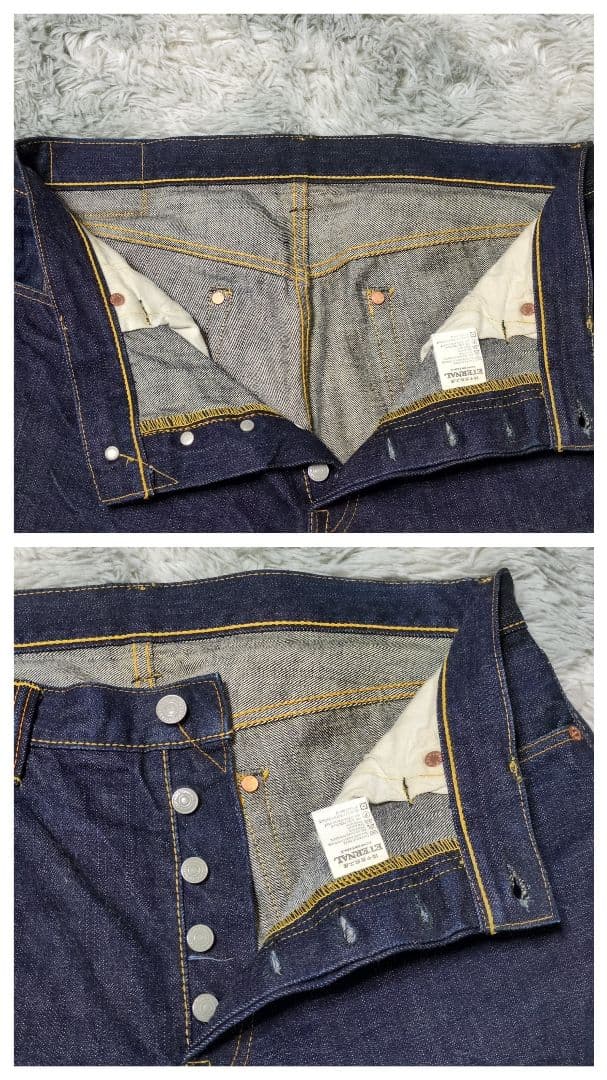 【ETERNAL】811☆ストレートデニム☆赤耳セルビッジ☆赤タブ☆W36