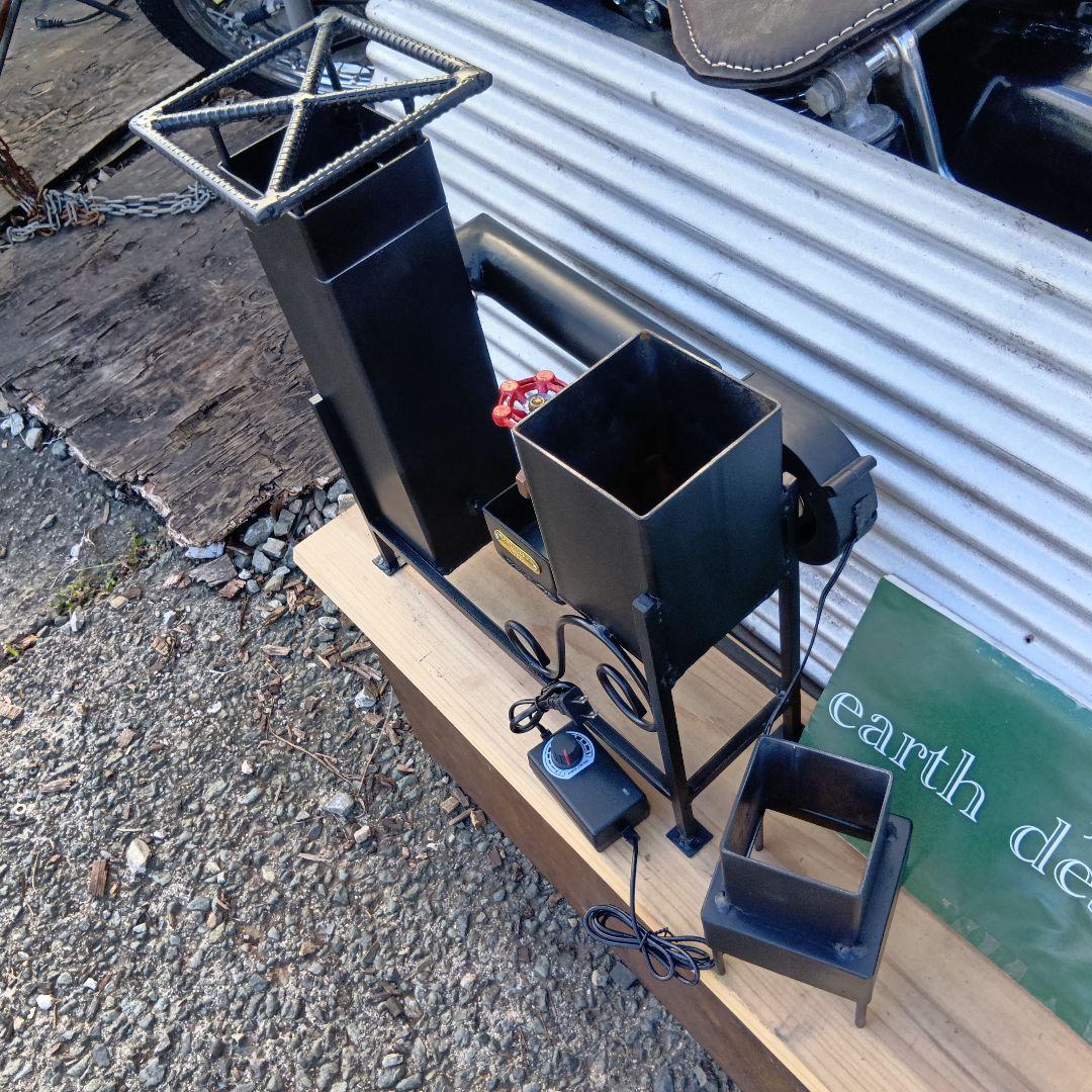 廃油ストーブ　元祖発案者の作品　ミニファクトリーネオ　本物　アースデザイン