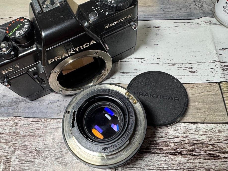 【希少】【旧東ドイツ製レンズ】50㎜ F1.8＋PRAKTICAR BC1 本体