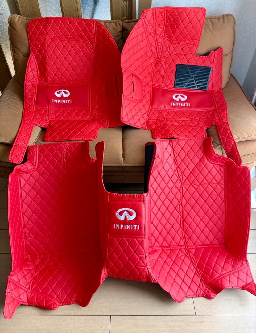 日産 シーマ HGY51 専用 3Dフロアマット インフィニティ ロゴ刺繍入り.