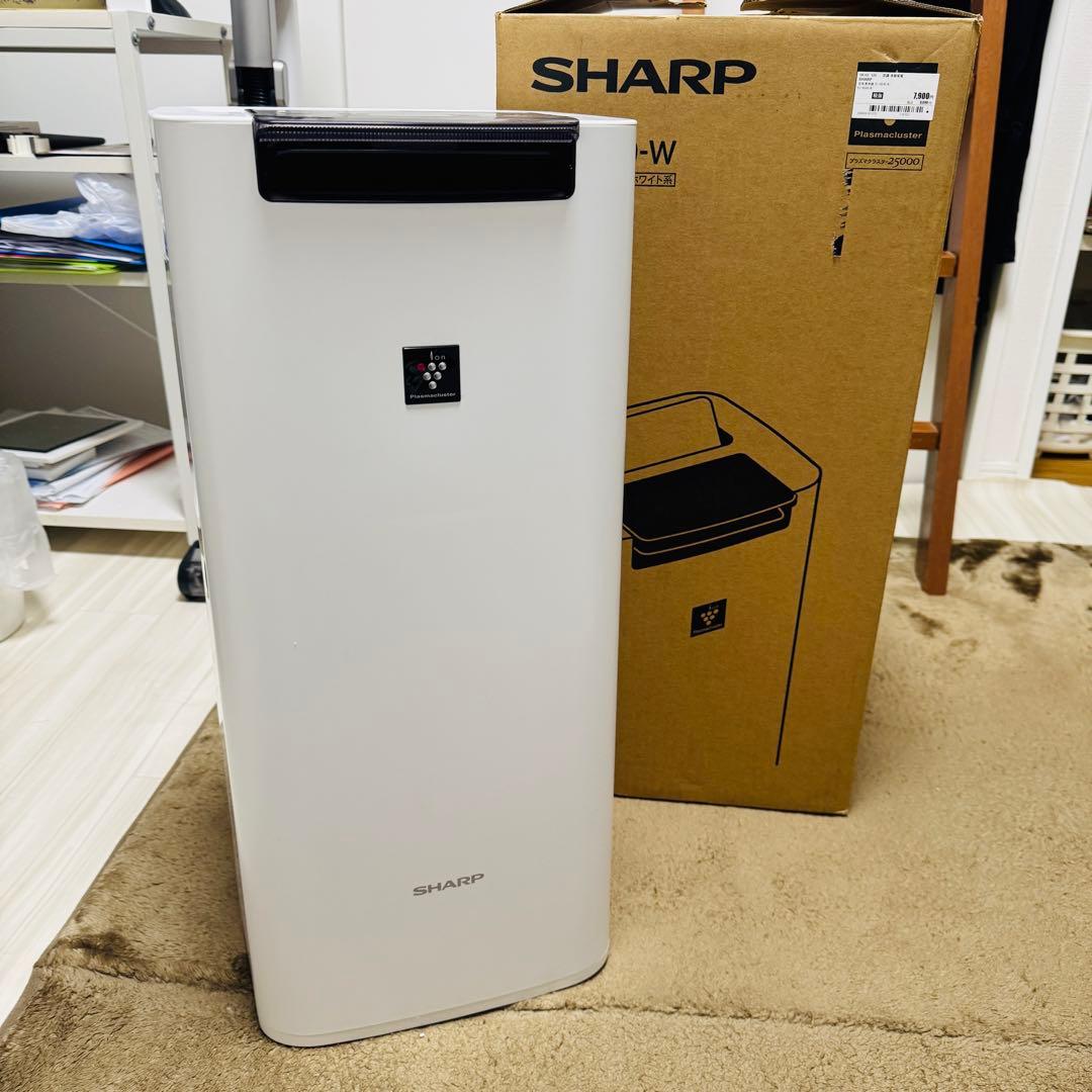SHARP 加湿空気清浄機 KI-NS40-W ホワイト 2021年製