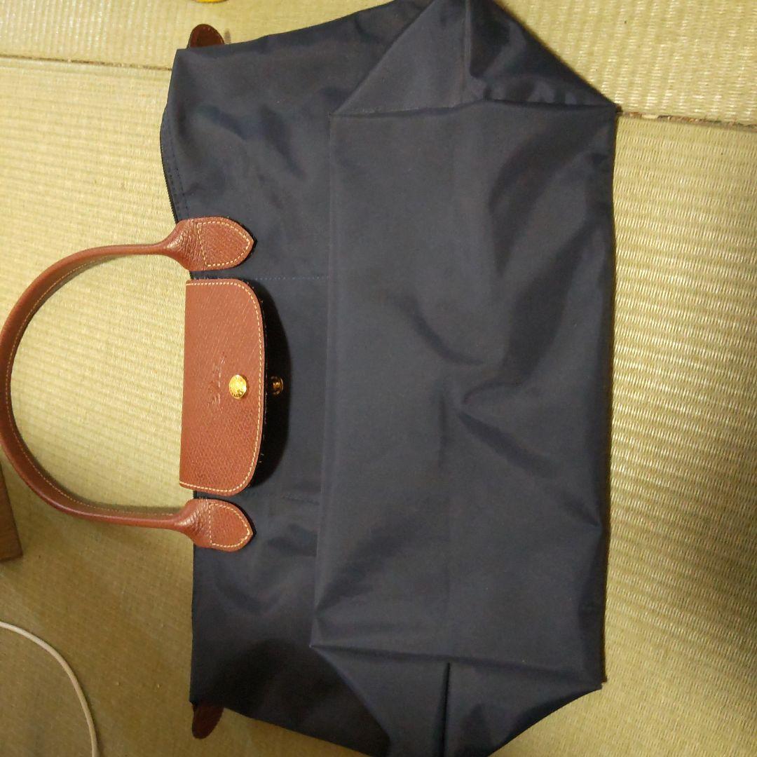 ロンシャンネイビー トートバッグ