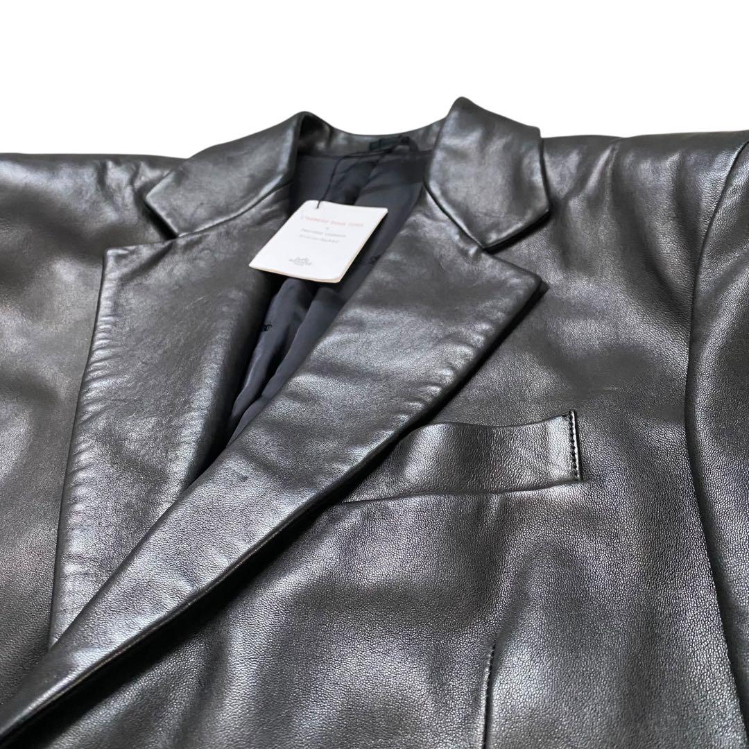 【極美品】 エルメス レザージャケット ラムレザー サイズ52 ブラックタグ有り