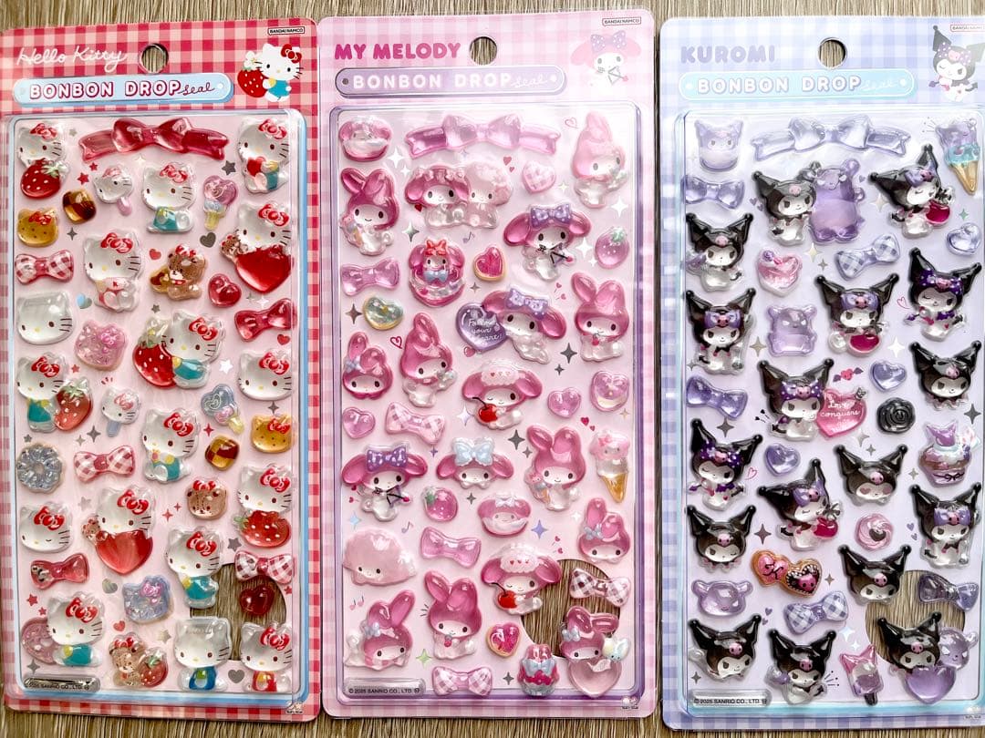 る*ん様 【正規品】ボンボンドロップシール　サンリオ　第二弾　5種