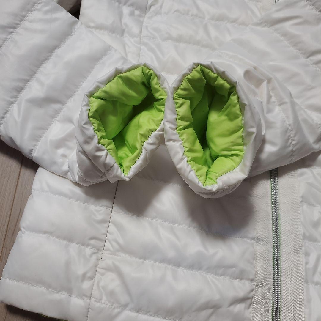 ななこです。 RALPH LAURENダウンジャケット ホワイト/グリーン