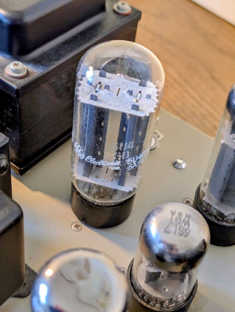 未使用〈ハンドメイド真空管アンプ〉