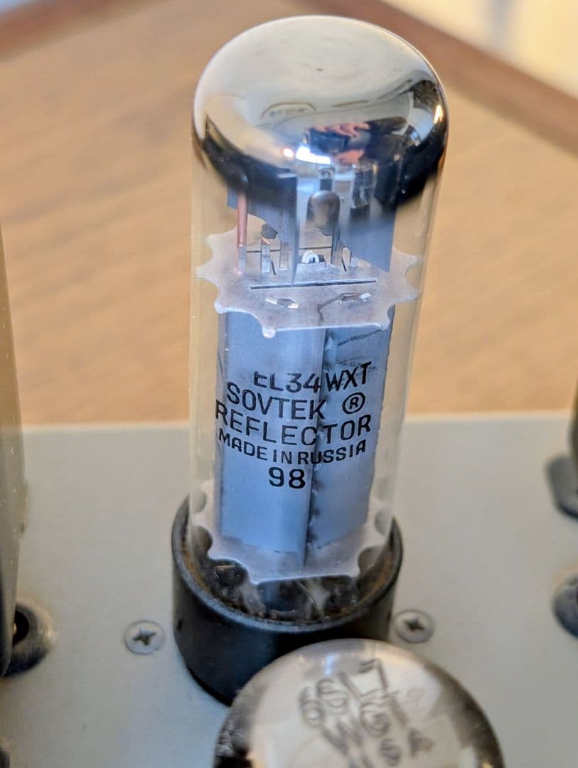 未使用〈ハンドメイド真空管アンプ〉