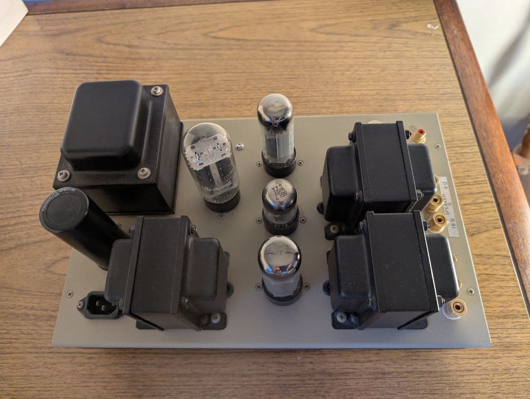 未使用〈ハンドメイド真空管アンプ〉