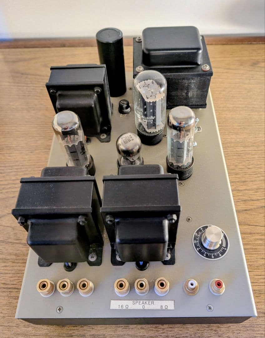 未使用〈ハンドメイド真空管アンプ〉