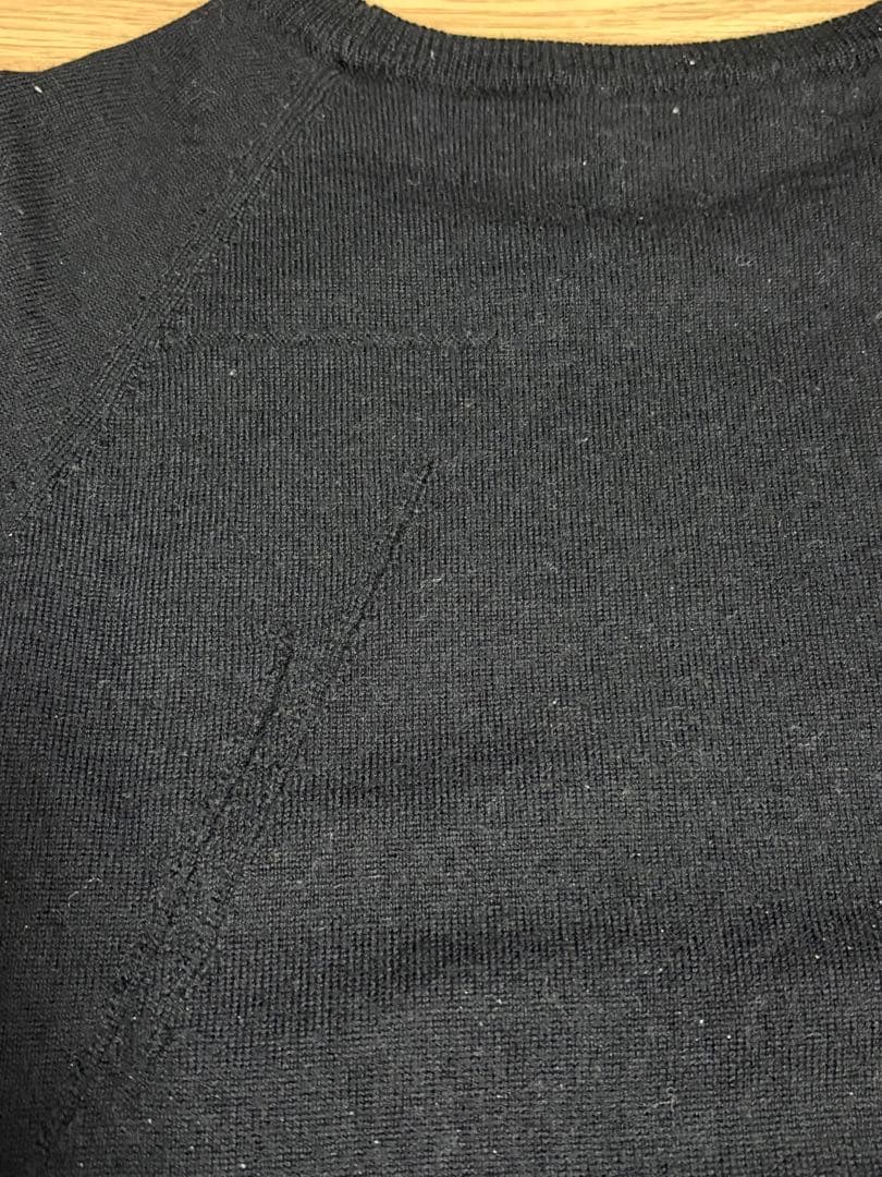 Dior Homme 05AW エディ期 クラッシュニット 爪 XS 黒