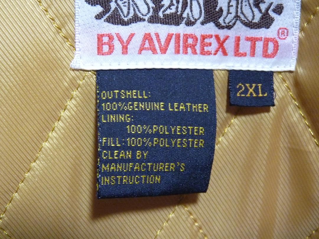 1963　アヴィレックス　AVIREX　本革　レザージャケット　2XL