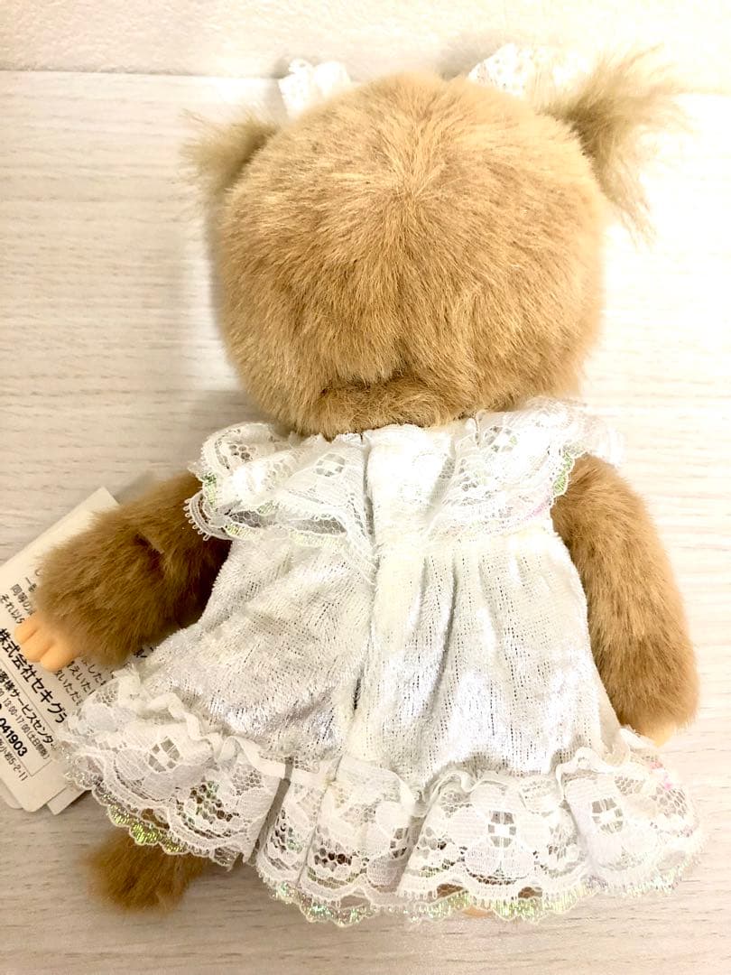 レーシーモンチッチ ぬいぐるみSサイズ　携帯マスコット　ホワイトセット　激レア