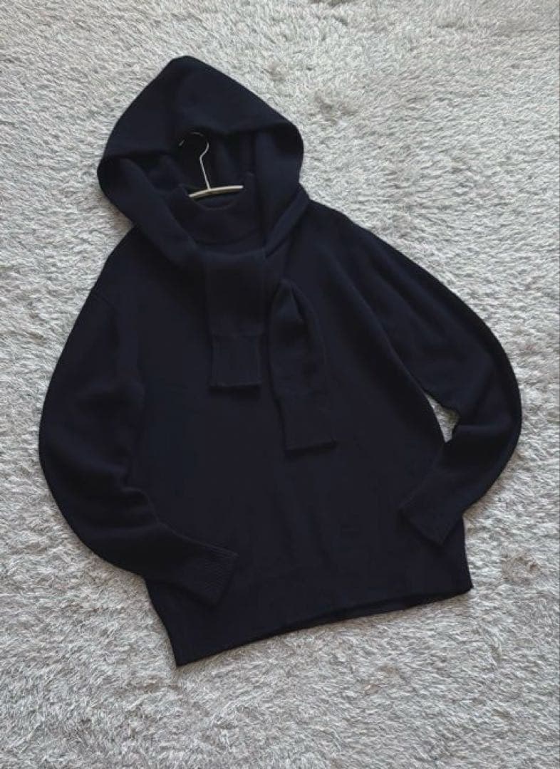 SALE★Drawer 【Scye】 フーデッドスカーフニット カシミヤ100%
