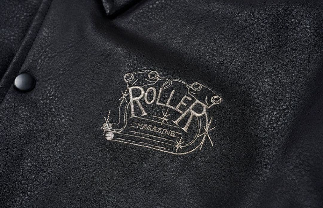 ROLLER FAKE LEATHER COACH JACKET M 最安