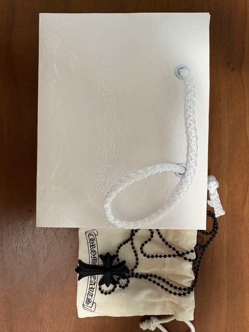 CHROME HEARTS クロスネックレス ブラック