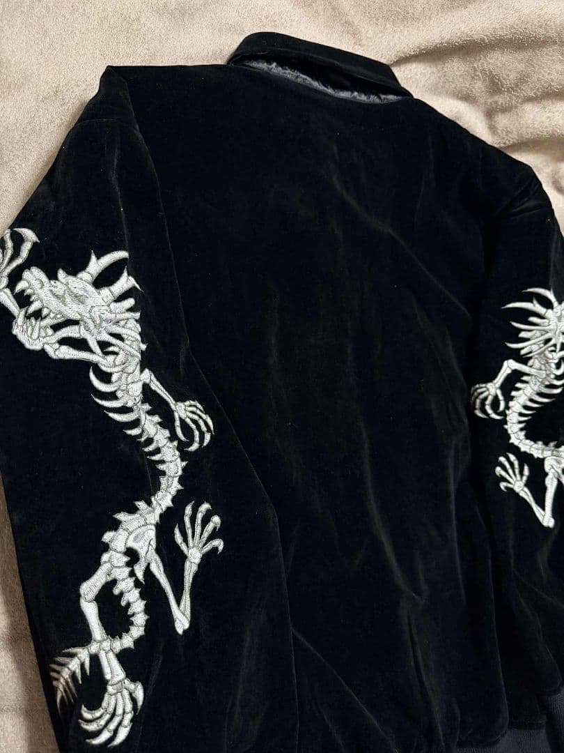 ドラゴン 未使用 別珍 龍 スカジャン unisex 美品 vintage