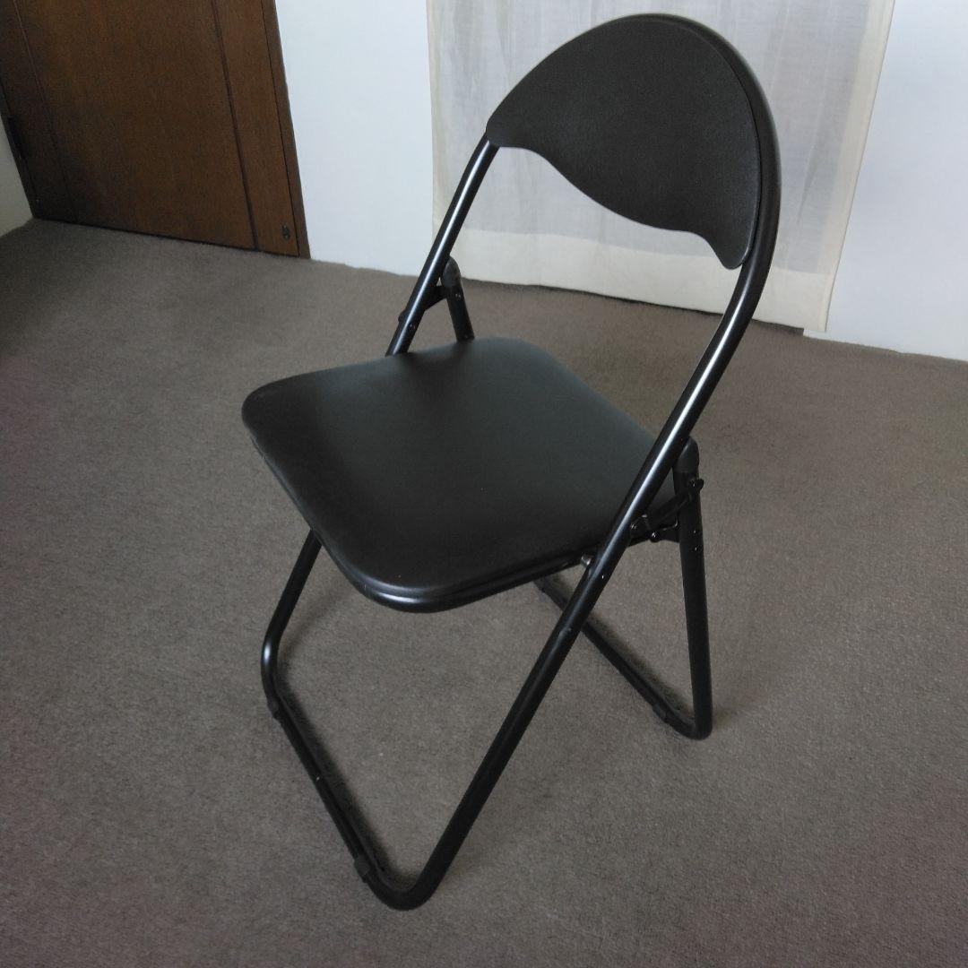 【送料込み！６脚セット】　ほぼ新品♪　山善・折りたたみパイプ椅子　まとめ売り