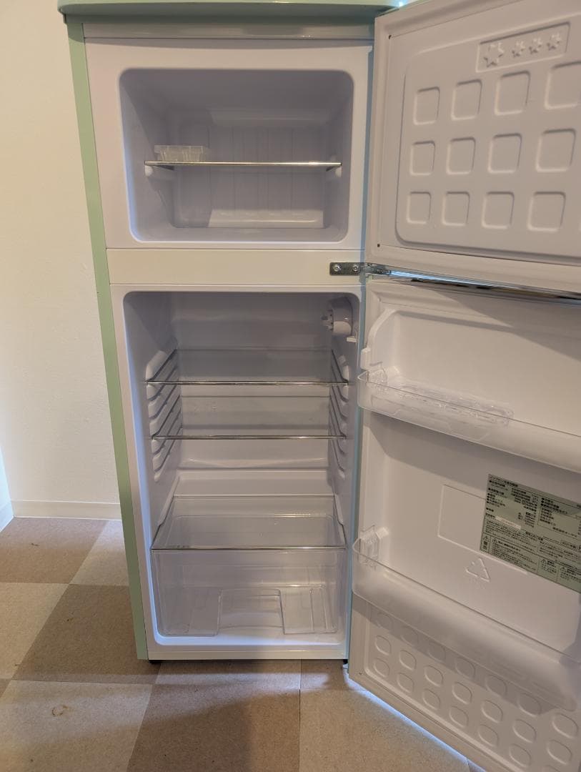 アイリスプラザ 冷蔵庫 PRR-122D-LG（2021年製） 2ドア