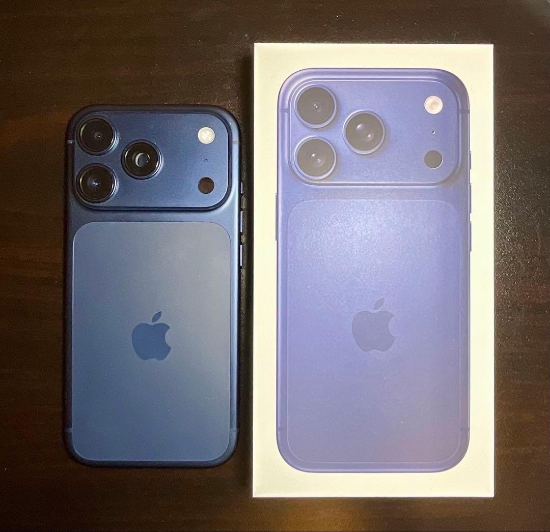 iPhone17pro 256GBディープブルー　バッテリー容量100%