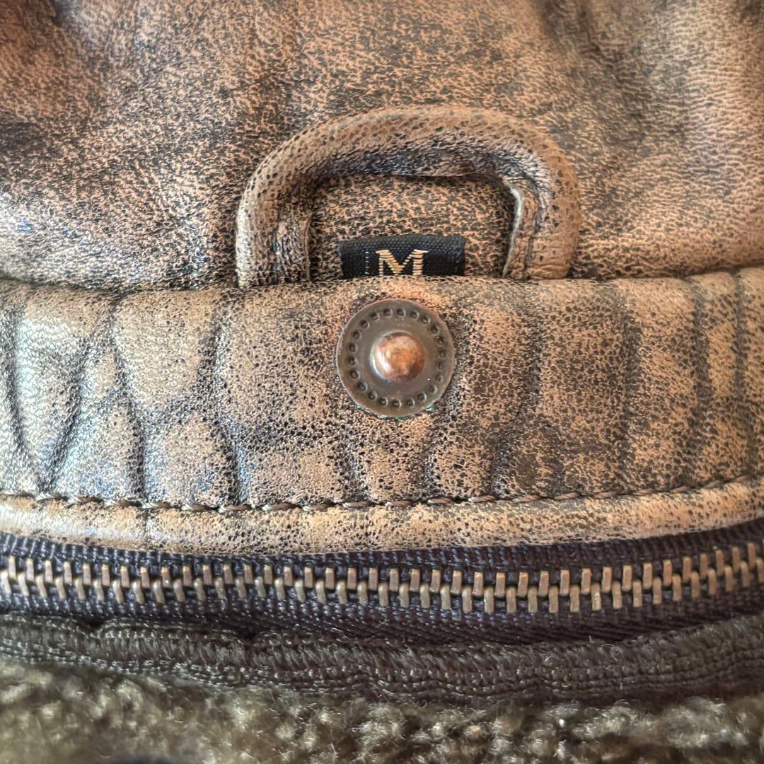 90s vintage leather jacket g1 a2 ラム革