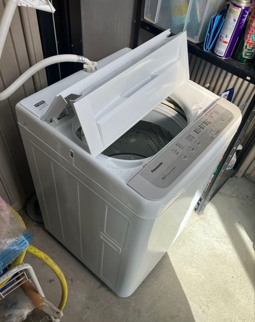 Panasonic 縦型洗濯機 洗濯機容量5.0kg お引取りは5000円でOK