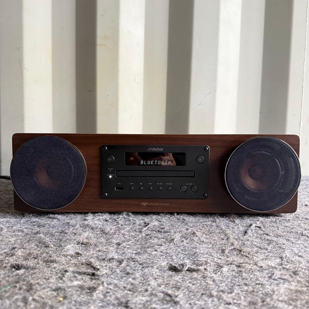 CL17激安早い者勝ち✨Victor WOOD CONE ミニコンポ EX-D6