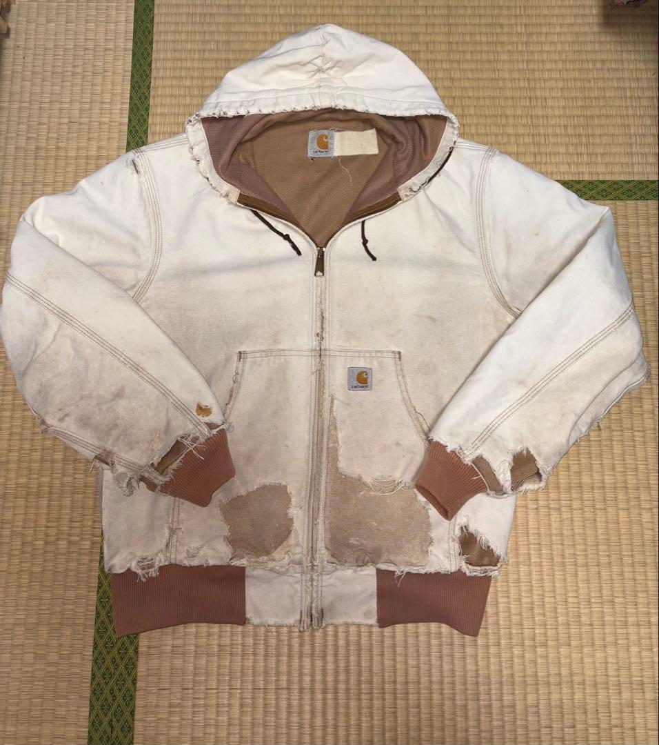 Carharrt ACTIVE JACKET アクティブ　ボロ　フェード