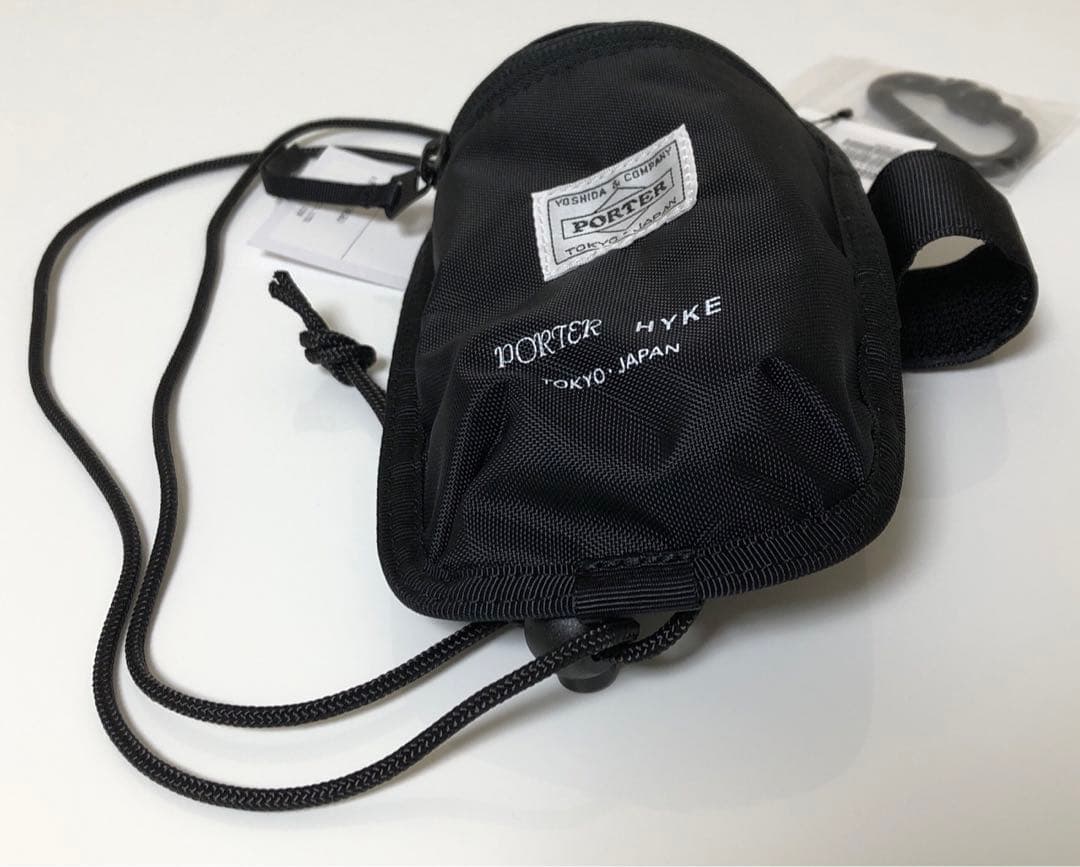 新品タグ付き PORTER×HYKE ポーター ハイク アームポーチ ブラック