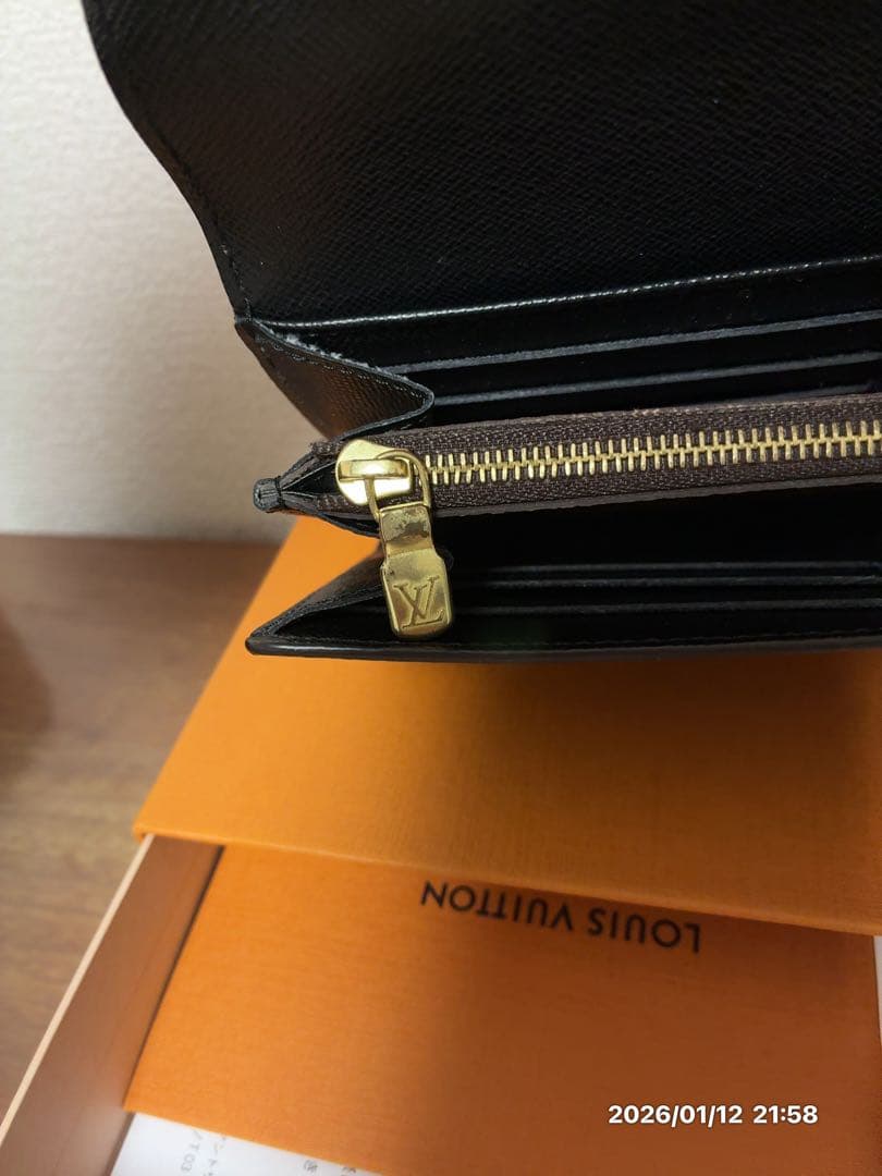 ルイヴィトン　ポルトフォイユサラ　ジャイアント　リバース　長財布　極美品　メンズ