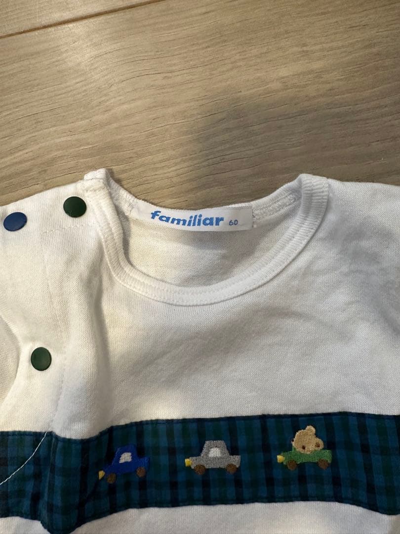 ぽ*ぽ様 familiar ベビー服2枚　おまけ