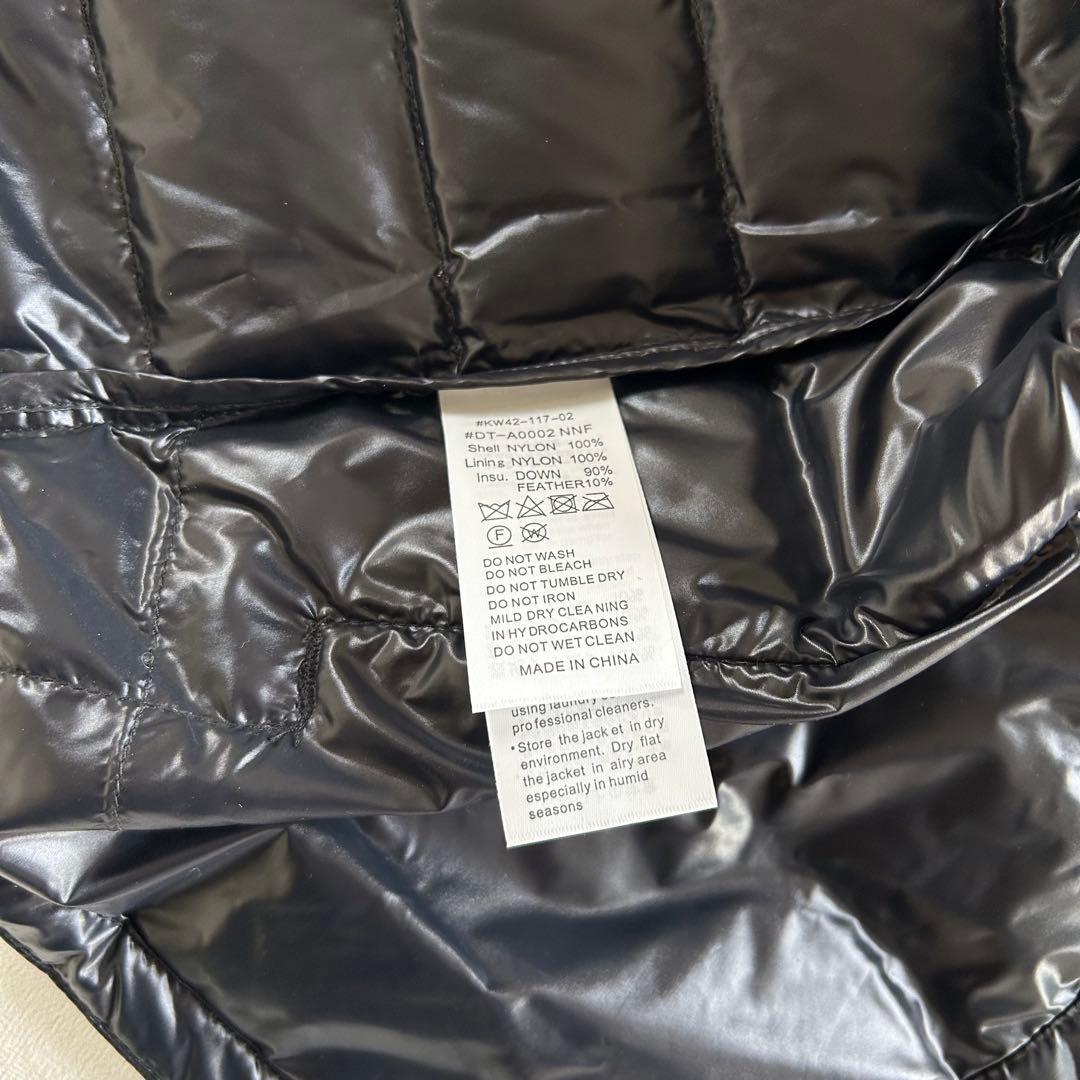 DANTON/ダントン　インナーダウン ダウンベスト　ブラック　M