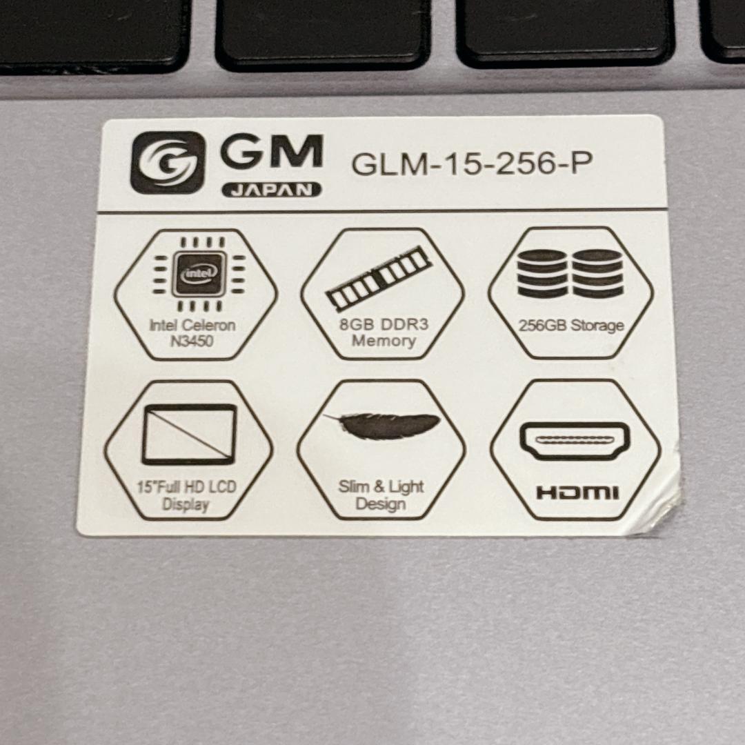 美品✨GM-JAPAN ノートPC Windows11 8GB SSD256GB