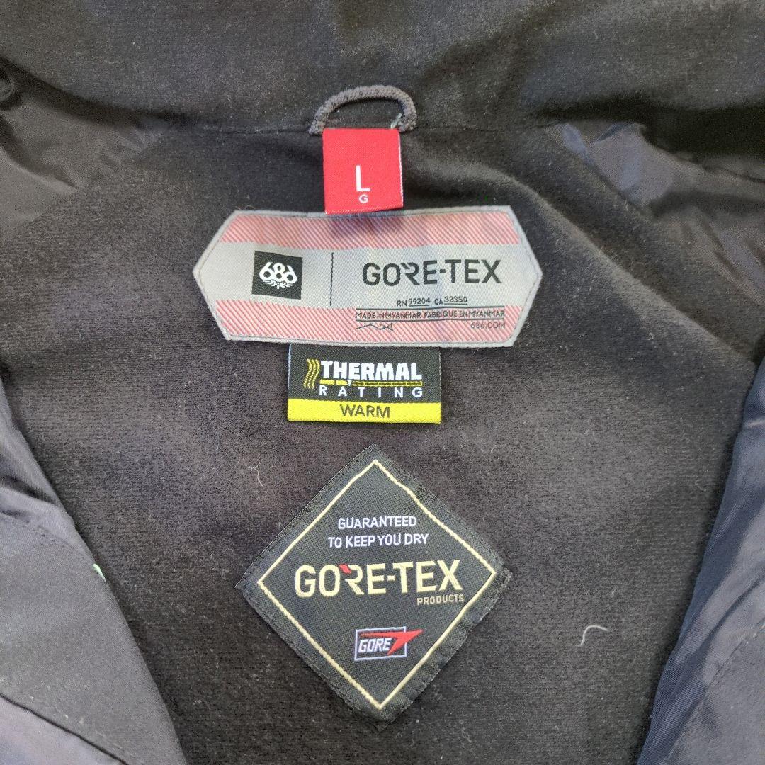 686 GORE-TEX スノーボードウェア ジャケット メンズL ゴアテックス