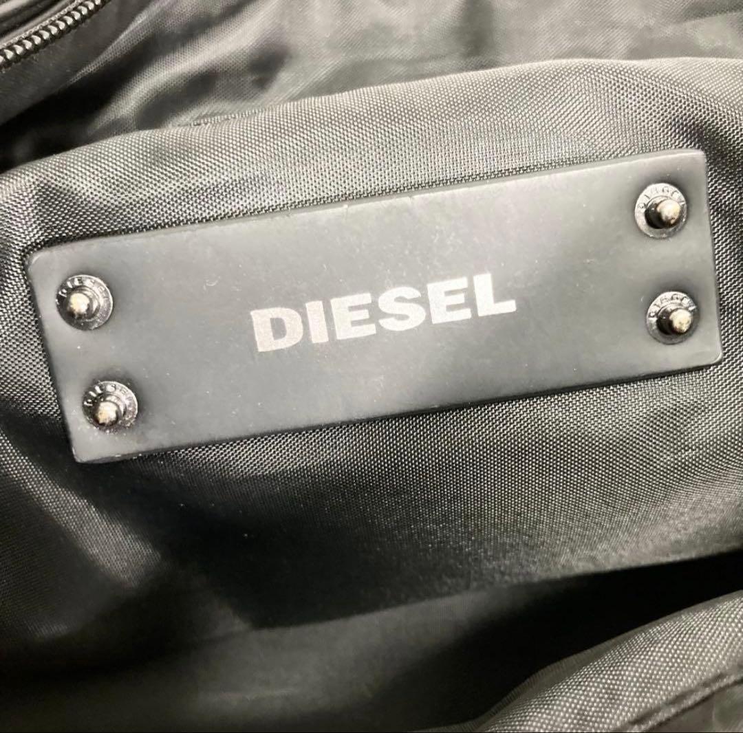 希少　ディーゼル トートバッグ ブラック 大容量 多機能 A4可 肩がけ ロゴ