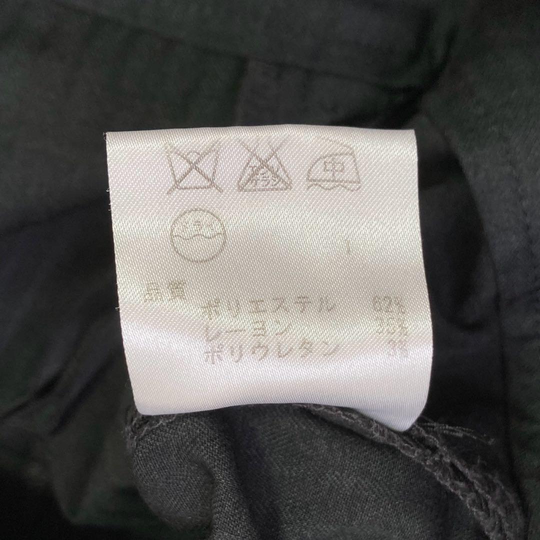 組曲 セットアップ パンツスーツ チャコール 2 オフィス フォーマル