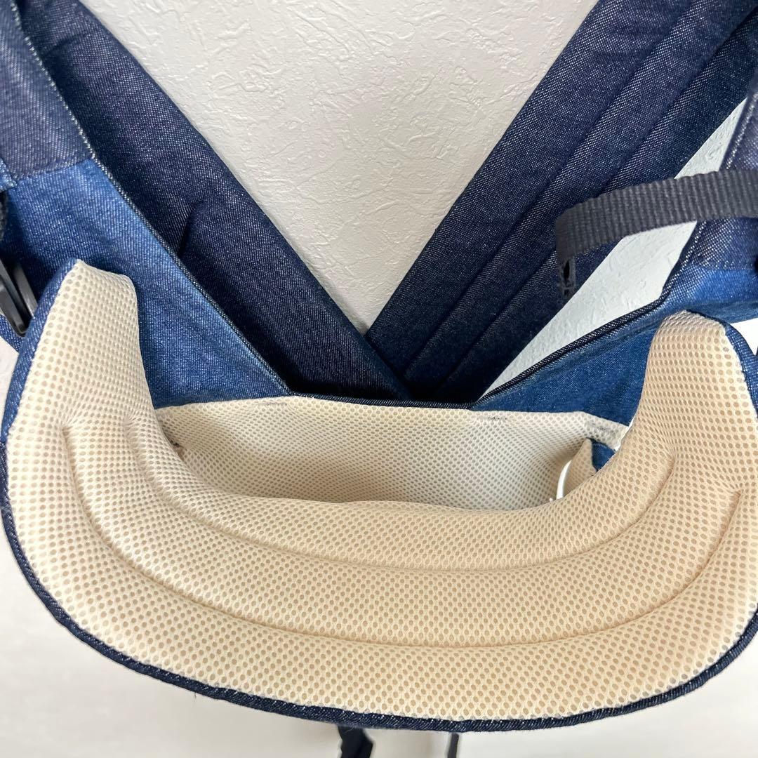 【美品】キューズベリー zero / ブルーデニム 抱っこ紐