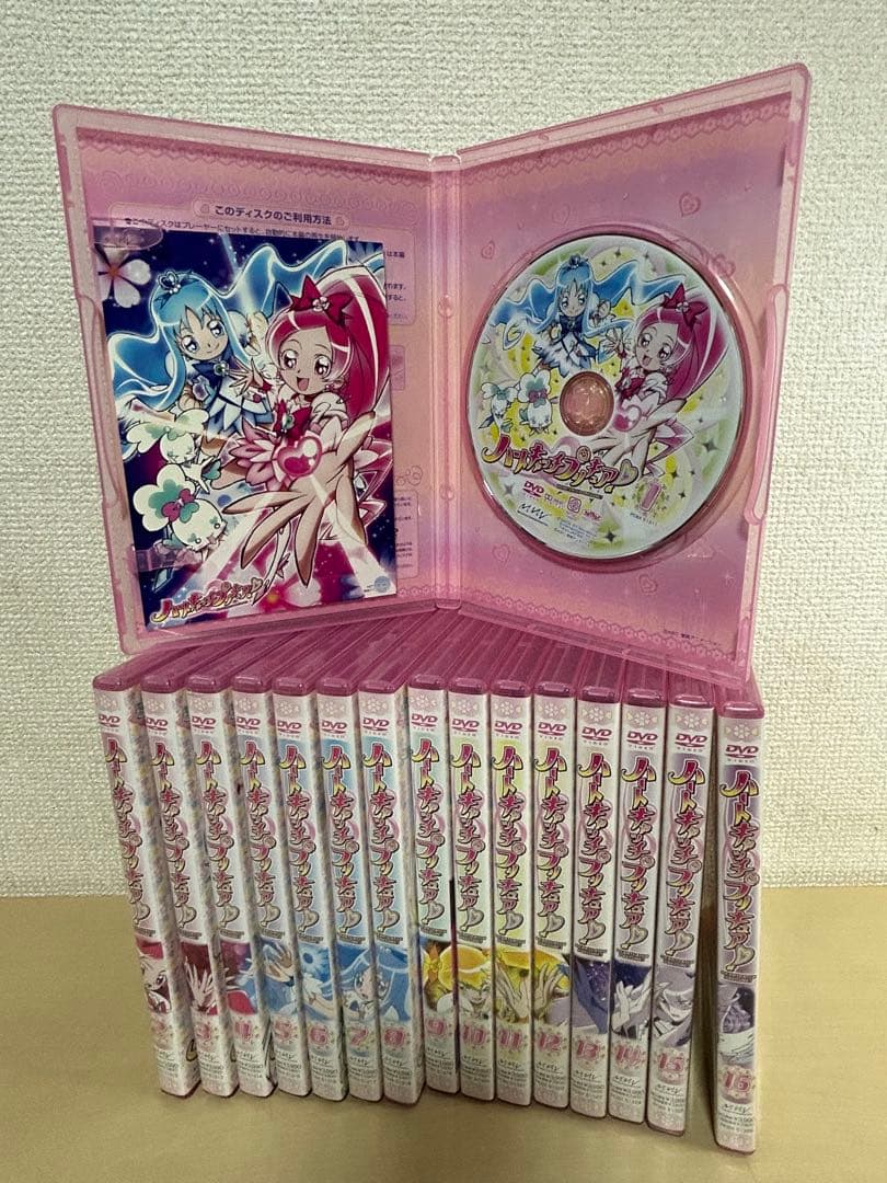 ハートキャッチプリキュア！　DVD 全16巻セット　ポストカード入り