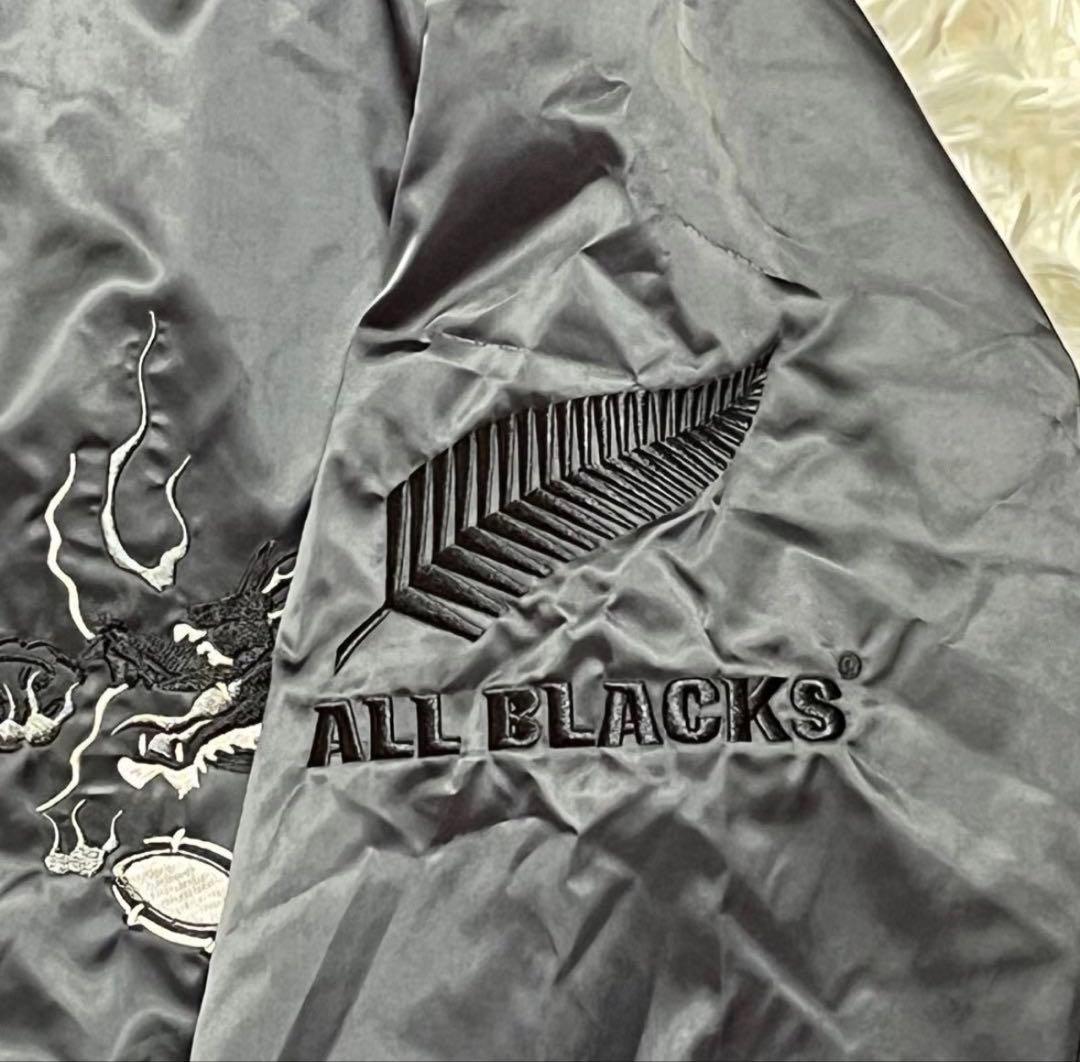 adidas オールブラックス　スカジャン　ラグビー