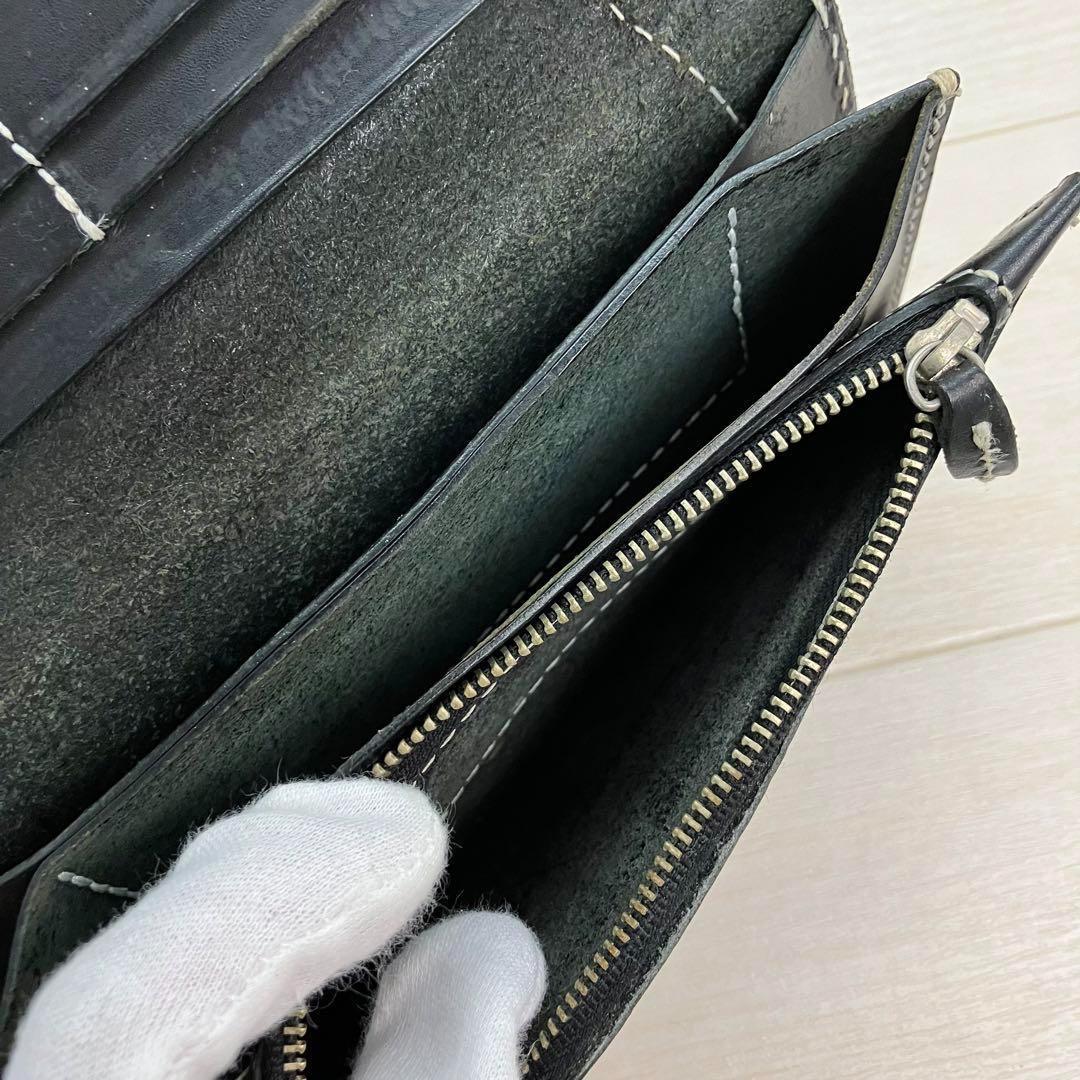 花山 カザン レザーウォレット 長財布